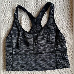 Charcoal Grey Sports Bra Size L/XL